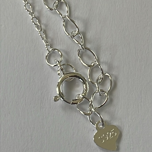 ♥️925 Sterling Silver Wave Ladies Anklet. - Picture 8 of 8